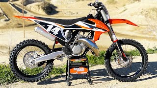 First Ride 2021 KTM 125SX Two Stroke  Motocross Action Magazine [upl. by Barolet]