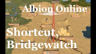 Albion Online  Caerleon to Bridgewatch fast almost safely [upl. by Trawets615]