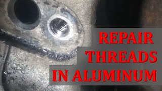 How to Repair Stripped Aluminum Threads [upl. by Kcinimod615]