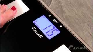 How to Setup amp Use  Escali Health Monitor Bath Scale  USHM180G [upl. by Kawasaki375]