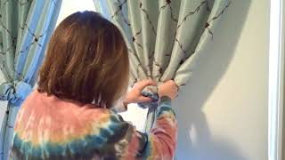 DIY Quick amp Easy Window Curtain Panel [upl. by Ayahsey80]