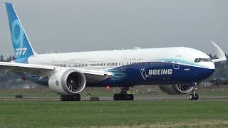 Boeing 777X7779 N779XW Takeoffs and Landings at Portland Airport PDX [upl. by Guy643]