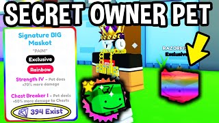 I Got SECRET OWNER PET In Pet Simulator X Roblox [upl. by Templia133]