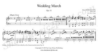 Mendelssohn  Wedding March Op 61 [upl. by Alvy]