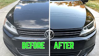 Complete Car Detail and Ceramic Coating Volkswagen  How To [upl. by Hilel]