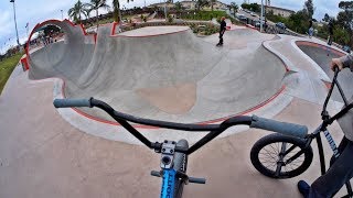 Riding BMX at Unreal California Skateparks [upl. by Francisca531]