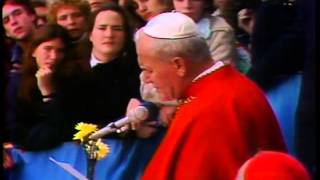 Pope John Paul II at the Basilica [upl. by Ranchod115]