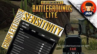 The Complete Guide to find the Perfect Sensitivity Settings in PUBG PC Lite [upl. by Zetneuq]