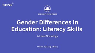 Differential Educational Achievement by Gender Literacy Skills [upl. by Ilaw]