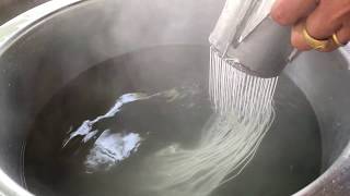 Thai Rice Flour Noodles Recipe [upl. by Vachell]