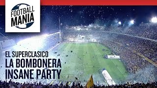 La Bombonera Insane Party  Boca Juniors Amazing Entrance Vs River Plate [upl. by Aleacim301]