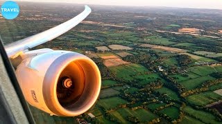 Norwegian Boeing 7879 Sunset Takeoff from London Gatwick Airport [upl. by Maxim463]