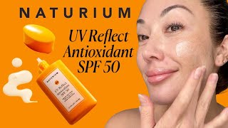 New NATURIUM Sunscreen UV Reflect Antioxidant SPF 50  Susan Yara [upl. by Noami]