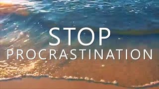 Hypnosis to Stop Procrastination Overcome Anxiety Perfectionism amp Stop Procrastinating [upl. by Grannia]