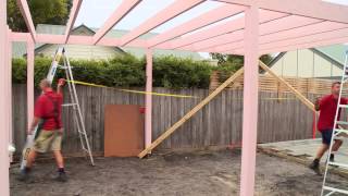 How To Install Bracing For A Carport  DIY At Bunnings [upl. by Midis]