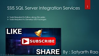 SSIS Tools Required  SQL Server Integration Services [upl. by Odradlig]