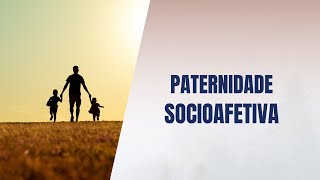 Paternidade socioafetiva [upl. by Nauqit590]