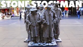 The Stone Stockmen  Iconic Living Statue Street Performer [upl. by Brynn]