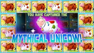 LIVE UNICOW JACKPOT 600 Spins NEW INVADERS ATTACK FROM PLANET MOOLAH 1c SG WMS Slot [upl. by Ellenor]