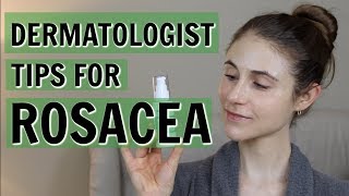 DERMATOLOGIST TIPS FOR ROSACEA SKIN CARE PRODUCTS DR DRAY [upl. by Zetnwahs512]