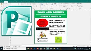 Como crear anuncios publicitarios hoja volante en PUBLISHER 💚 [upl. by Ariaes463]