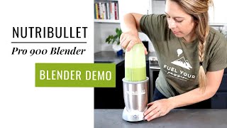 NutriBullet Pro 900 Series Blender Demo [upl. by Yesnnyl194]