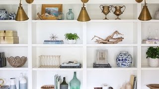 Howto Style Your Bookshelves [upl. by Notirb]