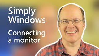 Windows 10  How to connect a monitor [upl. by Dadinirt]