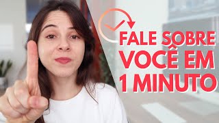 RESPONDENDO A PERGUNTA FALE SOBRE VOCÊ NA ENTREVISTA DE EMPREGO  EXEMPLO DO QUE FALAR [upl. by Eneleuqcaj]