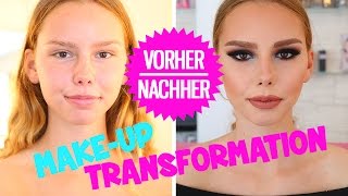 VorherNachher Makeup Transformation ♡ HANADIBEAUTY [upl. by Berke]