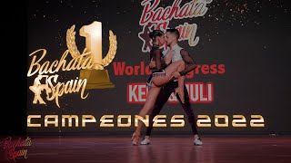 Campeones Bachata Spain 2022 KENZ Y JULI [upl. by Guilbert]