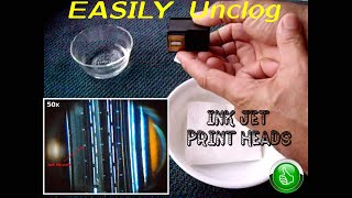 How To EASILY Unclog Ink Jet Print Heads [upl. by Uund113]