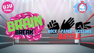 Brain Break  Rock Paper Scissors Battle 1 [upl. by Corbin]