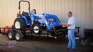 New Holland Workmaster 25 Tractor Package Deal  Riding with RVT [upl. by Buroker]