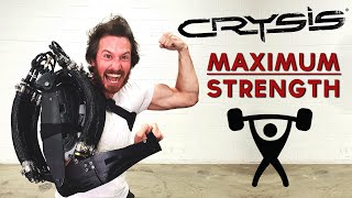 BIONIC ARM  MAXIMUM STRENGTH Crysis Nanosuit IRL [upl. by Aubreir]