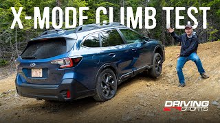 Subaru XMode Offroad Climb Test  Outback Onyx XT [upl. by Ahsyas]