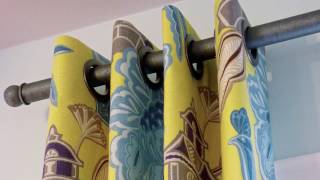 How to Make a Grommet Curtain [upl. by Ahset]