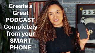 🎙📱 How to Start a Podcast on Your Phone  Anchor Spotify Podcast Tutorial [upl. by Anoet]