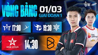 1S vs BOX  TDT vs BSS  FPT vs SPN  GĐ1  ABBEN ENERGY ĐTDV MÙA XUÂN 2025  0103 [upl. by Wilton]