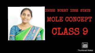 mole concept class 9 from NCERT [upl. by Rainer480]