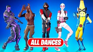 ALL 1000 FORTNITE DANCES amp EMOTES  2017  2024 [upl. by Airdni986]