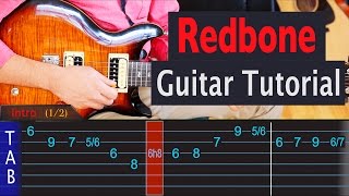 Redbone  Childish Gambino  Guitar Lesson [upl. by Melina260]