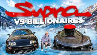 1000HP Supra terrorizing Billionaires Hypercarmeet in Switzerland [upl. by Lough]