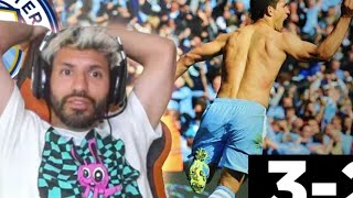 EL KUN AGÜERO REACCIONA AL PARTIDO MAS IMPORTANTE DE SU CARRERA [upl. by Aidul]