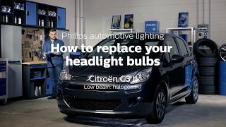 How to replace Citroen C3 headlight bulbs [upl. by Anegroeg322]