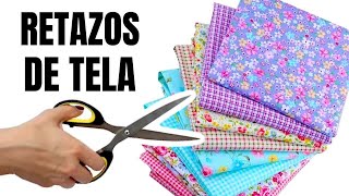 RETAZOS DE TELA  3 IDEAS INCREÍBLES PARA HACER Y DECORAR [upl. by Negyam726]