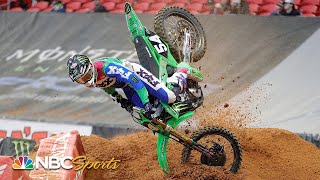 Wildest moments from the 2020 Supercross season so far  Motorsports on NBC [upl. by Nerraj]