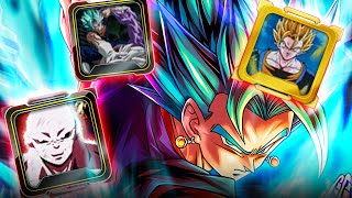 ¡MEJORES EQUIPAMIENTOS para VEGITO BLUE ULTRA Dragon Ball Legends [upl. by Harlamert921]