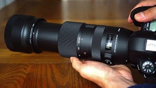 Sigma 100400mm f563 DG HSM C lens review Fullframe amp APSC [upl. by Edla]