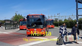 20220524 SLLUFF  Märsta med tåg pendeltåg och bussar [upl. by Aihsaei]